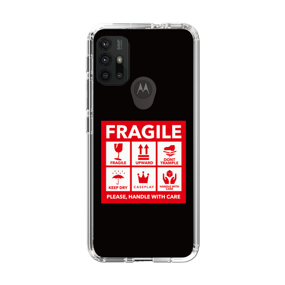 スリムプロテクションケース［ FRAGILE Sticker - Black ］