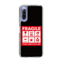 スリムプロテクションケース［ FRAGILE Sticker - Black ］