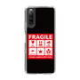 スリムプロテクションケース［ FRAGILE Sticker - Black ］