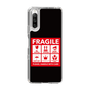 スリムプロテクションケース［ FRAGILE Sticker - Black ］