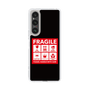 スリムプロテクションケース［ FRAGILE Sticker - Black ］