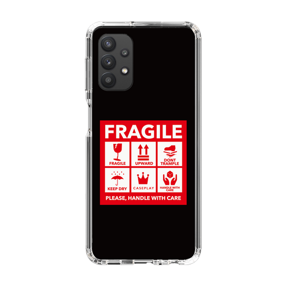 スリムプロテクションケース［ FRAGILE Sticker - Black ］