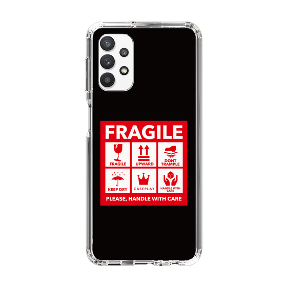 スリムプロテクションケース［ FRAGILE Sticker - Black ］