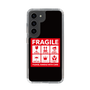 スリムプロテクションケース［ FRAGILE Sticker - Black ］