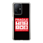 スリムプロテクションケース［ FRAGILE Sticker - Black ］