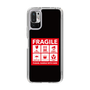 スリムプロテクションケース［ FRAGILE Sticker - Black ］