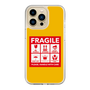 スリムプロテクションケース［ FRAGILE Sticker - Yellow ］