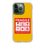 スリムプロテクションケース［ FRAGILE Sticker - Yellow ］