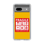 スリムプロテクションケース［ FRAGILE Sticker - Yellow ］