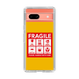 スリムプロテクションケース［ FRAGILE Sticker - Yellow ］