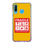 スリムプロテクションケース［ FRAGILE Sticker - Yellow ］