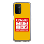 スリムプロテクションケース［ FRAGILE Sticker - Yellow ］