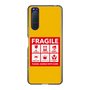 スリムプロテクションケース［ FRAGILE Sticker - Yellow ］