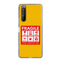 スリムプロテクションケース［ FRAGILE Sticker - Yellow ］