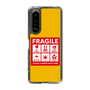 スリムプロテクションケース［ FRAGILE Sticker - Yellow ］