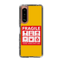 スリムプロテクションケース［ FRAGILE Sticker - Yellow ］