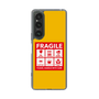 スリムプロテクションケース［ FRAGILE Sticker - Yellow ］