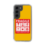 スリムプロテクションケース［ FRAGILE Sticker - Yellow ］
