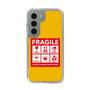 スリムプロテクションケース［ FRAGILE Sticker - Yellow ］