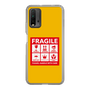 スリムプロテクションケース［ FRAGILE Sticker - Yellow ］