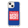 スリムプロテクションケース［ FRAGILE Sticker - Blue ］