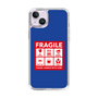 スリムプロテクションケース［ FRAGILE Sticker - Blue ］