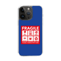 スリムプロテクションケース［ FRAGILE Sticker - Blue ］