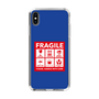 スリムプロテクションケース［ FRAGILE Sticker - Blue ］