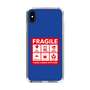 スリムプロテクションケース［ FRAGILE Sticker - Blue ］