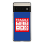 スリムプロテクションケース［ FRAGILE Sticker - Blue ］