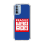 スリムプロテクションケース［ FRAGILE Sticker - Blue ］