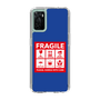 スリムプロテクションケース［ FRAGILE Sticker - Blue ］