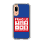 スリムプロテクションケース［ FRAGILE Sticker - Blue ］