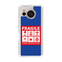 スリムプロテクションケース［ FRAGILE Sticker - Blue ］