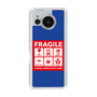 スリムプロテクションケース［ FRAGILE Sticker - Blue ］