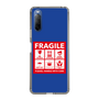 スリムプロテクションケース［ FRAGILE Sticker - Blue ］