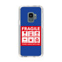 スリムプロテクションケース［ FRAGILE Sticker - Blue ］