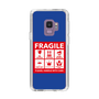 スリムプロテクションケース［ FRAGILE Sticker - Blue ］