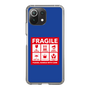 スリムプロテクションケース［ FRAGILE Sticker - Blue ］