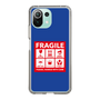 スリムプロテクションケース［ FRAGILE Sticker - Blue ］