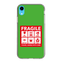 スリムプロテクションケース［ FRAGILE Sticker - Green ］