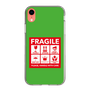 スリムプロテクションケース［ FRAGILE Sticker - Green ］