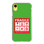 スリムプロテクションケース［ FRAGILE Sticker - Green ］