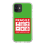 スリムプロテクションケース［ FRAGILE Sticker - Green ］
