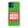 スリムプロテクションケース［ FRAGILE Sticker - Green ］
