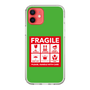 スリムプロテクションケース［ FRAGILE Sticker - Green ］