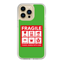 スリムプロテクションケース［ FRAGILE Sticker - Green ］