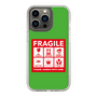 スリムプロテクションケース［ FRAGILE Sticker - Green ］