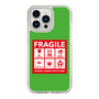 スリムプロテクションケース［ FRAGILE Sticker - Green ］