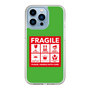 スリムプロテクションケース［ FRAGILE Sticker - Green ］